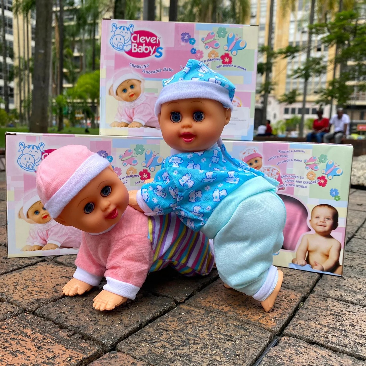 Miniatura 3 de Bebe Gateador Con Sonido Y Movimiento